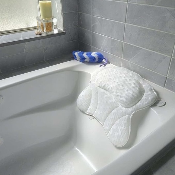 New White Bath Pillow - Picture 4 of 6